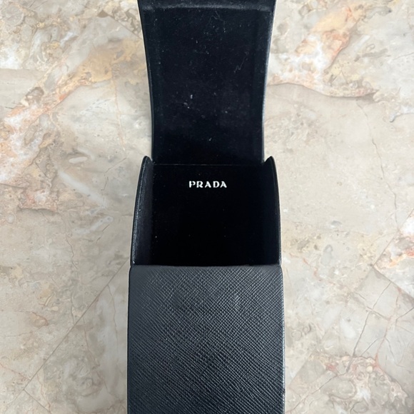 Authentic PRADA Sunglasses SPR 23S USG-5L2 Brown Frame / Mirrored Lens. Unisex. - Picture 6 of 7